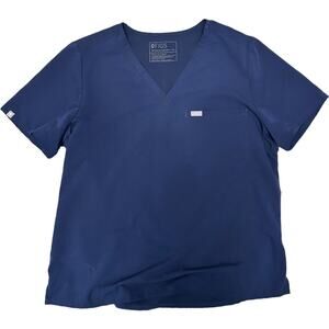 EUC Navy Figs Catarina One Pocket Scrub Top Women’s Extra Large XL